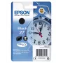 Epson modinātājpulkstenis viens iepakojums melns 27 DURABrite Ultra tinte, standarta ietilpība, melna, tintes uz pigmenta bāzes, 6,2 ml, 1 gab., 350 lapas