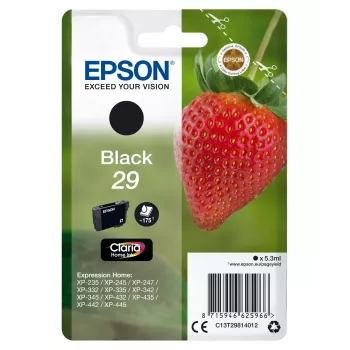 Epson Strawberry Singlepack Melns 29 Claria Home Ink