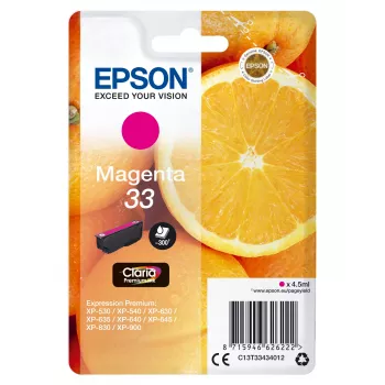 Epson oranžas Singlepack fuksīna 33 Claria Premium Ink
