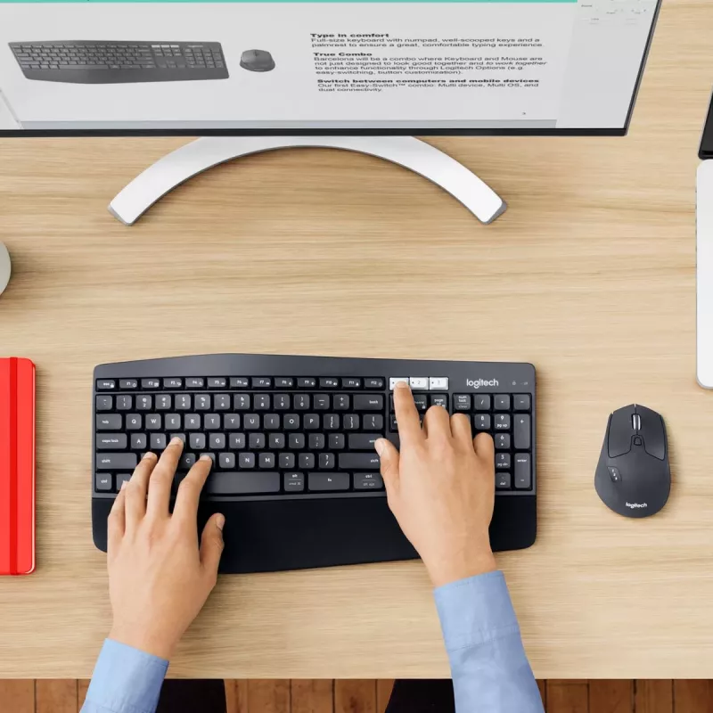 LOGITECH Bezvadu komplekts Mk850 Performance 2.4GHz - QWERTZ vācu