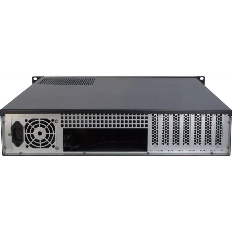 Servera korpuss Inter-Tech IPC 2U-2098-SL Rack melns