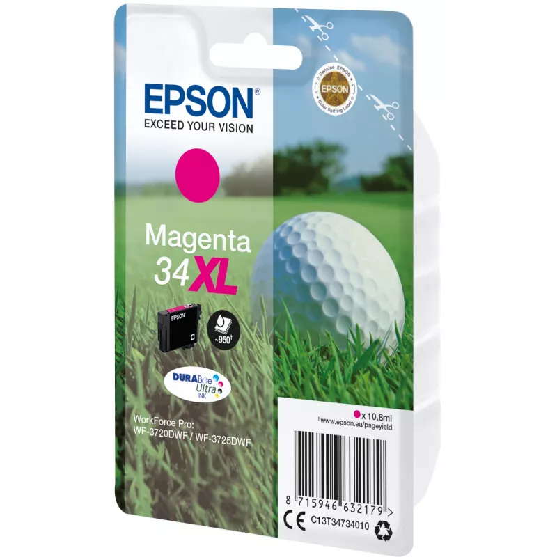 Cartridge Epson 34XL fuksīna 950 lapas C13T34734010
