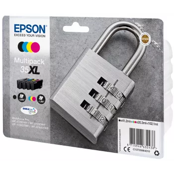 Epson Padlock Multipack 4-krāsas 35XL DURABrite Ultra Ink