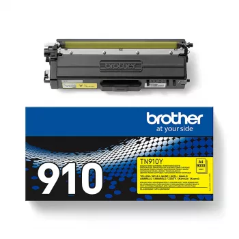 Toner Brother TN910Y Ultra Jumbo 10000 lapas dzeltena