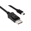 CLUB3D Mini DisplayPort uz DisplayPort 1.4 HBR3 8K60Hz kabelis, 2 metri / 6.56 pēdas