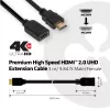 CLUB3D High Speed HDMI™ 2.0 4K60Hz pagarinājuma kabelis 3m/ 9.8ft vīriešu/sieviešu