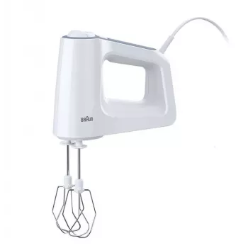 Braun HM 3135 WH rokas mikseris 500 W pelēks, balts