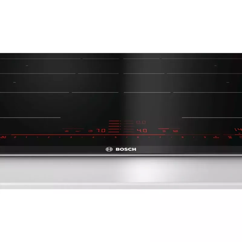 Bosch Serie 8 PXY875DC1E plīts virsma Melna Iebūvējama 81 cm Indukcijas zona 4 zonas