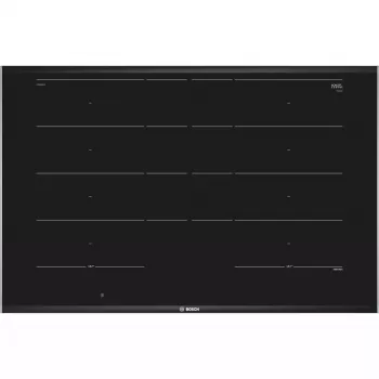 Bosch Serie 8 PXY875DC1E plīts virsma Melna Iebūvējama 81 cm Indukcijas zona 4 zonas
