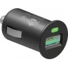 Transportlīdzekļa uzlādes adapteris Goobay 18 W Quick Charge 3.0 melns