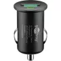 Transportlīdzekļa uzlādes adapteris Goobay 18 W Quick Charge 3.0 melns