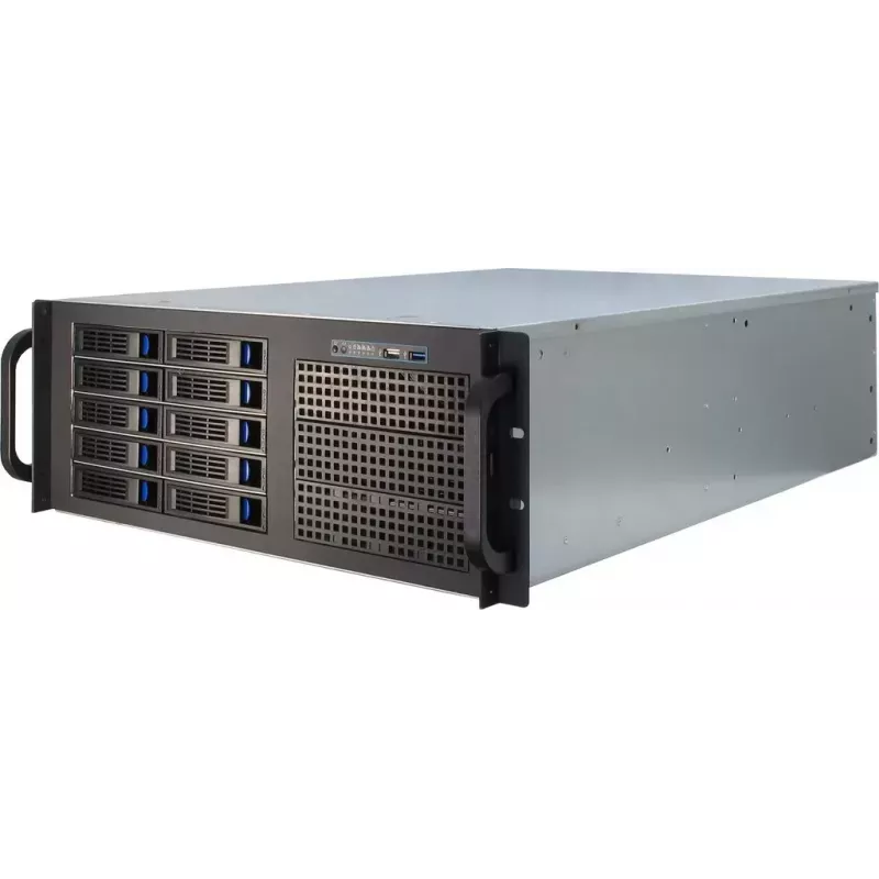 Servera korpuss Inter-Tech IPC 4U-4410 Rack melns