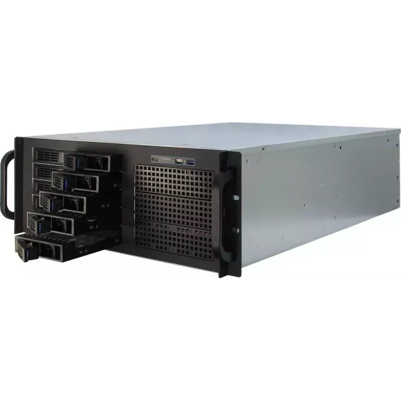 Servera korpuss Inter-Tech IPC 4U-4410 Rack melns