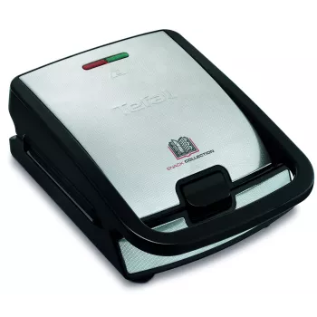 Tefal Snack Collection SW852D sviestmaižu gatavotājs 700 W Melns, Nerūsējošais tērauds