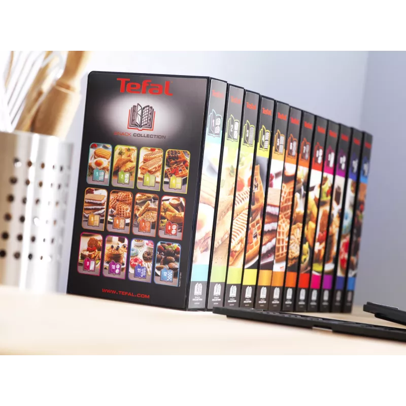 Tefal Snack Collection SW852D sviestmaižu gatavotājs 700 W Melns, Nerūsējošais tērauds