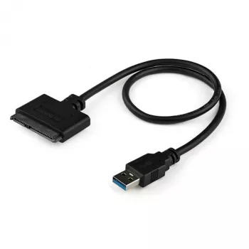 StarTech.com SATA uz USB kabelis ar UASP, melns, 6 Gbit/s, CE, FCC, 0–60 °C, -10–70 °C, 49 mm