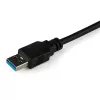 StarTech.com SATA uz USB kabelis ar UASP, melns, 6 Gbit/s, CE, FCC, 0–60 °C, -10–70 °C, 49 mm
