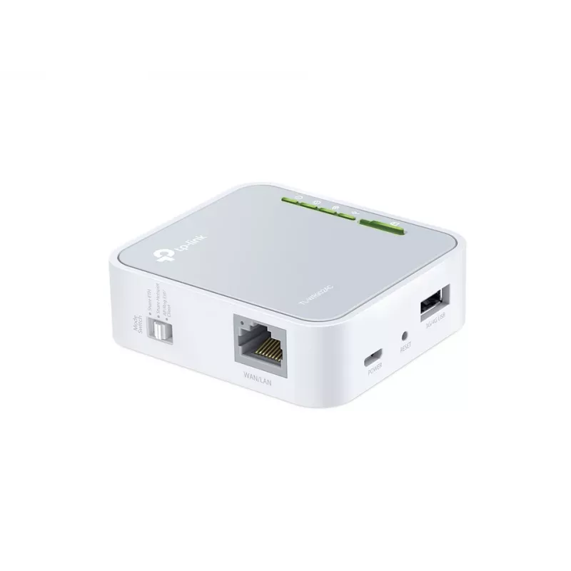 TP-Link TL-WR902AC bezvadu maršrutētājs Fast Ethernet Divjoslu (2,4 GHz / 5 GHz) 4G Balts