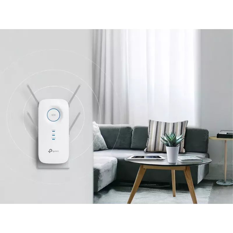 TP-Link RE650 tīkla paplašinātājs Tīkla raidītājs Balts 10, 100, 1000 Mbit/s
