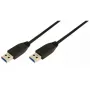 USB Kabelis LogiLink CU0038 USB 3.2 Gen 1 1m Melns