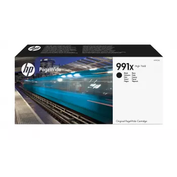 HP 991X lielas izlaides melnā oriģinālā PageWide kasetne, melna, 1 gab., 20000 lappuses