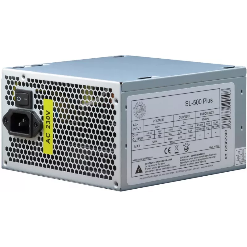 INTER-TECH Barošanas bloks SL-500 Plus 500W ATX