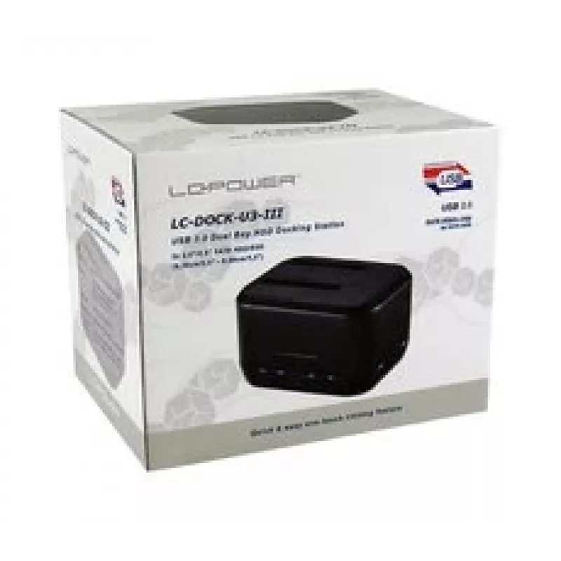 LC-Power LC-DOCK-U3-III atmiņas disku dokstacija