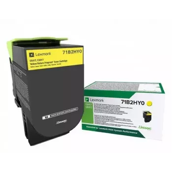 Toneris Lexmark 71B2HY0 3000 lpp. dzeltens
