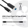 CLUB3D USB 3.1 Gen2 Type-C uz Type-B kabelis vīrišķais/vīrišķais, 1 M./ 3.3 Ft.