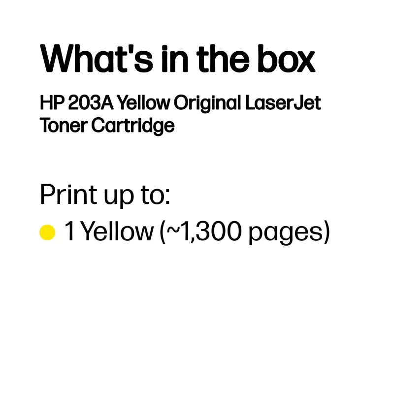 HP 203A Yellow Original LaserJet Tonera kasetne