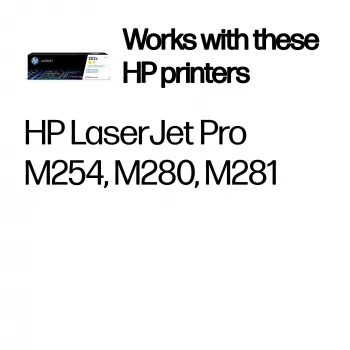 HP LaserJet 203X augstas ražības dzeltenā oriģinālā tonera kasetne