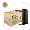 CLUB3D USB3.2 Gen1 Type A vai C Divu Displeju 4K60Hz Dokošanas Stacija DisplayLink® Sertificēta