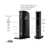 CLUB3D USB3.2 Gen1 Type A vai C Divu Displeju 4K60Hz Dokošanas Stacija DisplayLink® Sertificēta