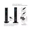 CLUB3D USB3.2 Gen1 Type A vai C Divu Displeju 4K60Hz Dokošanas Stacija DisplayLink® Sertificēta