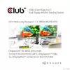 CLUB3D USB3.2 Gen1 Type A vai C Divu Displeju 4K60Hz Dokošanas Stacija DisplayLink® Sertificēta
