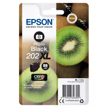 Kasetne Epson 202XL Expression Premium XP-6000 Melna
