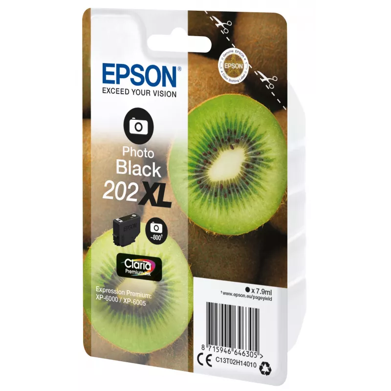 Kasetne Epson 202XL Expression Premium XP-6000 Melna