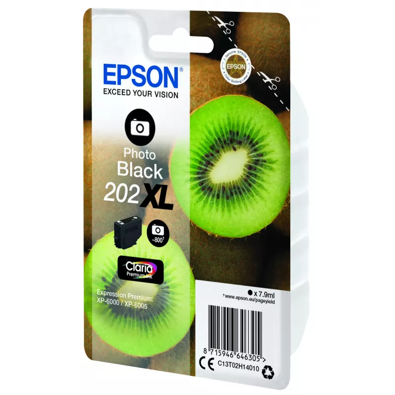Kasetne Epson 202XL Expression Premium XP-6000 Melna