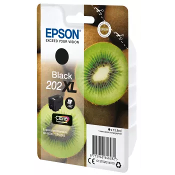 Epson Kiwi Singlepack Melnā 202XL Claria Premium tinte