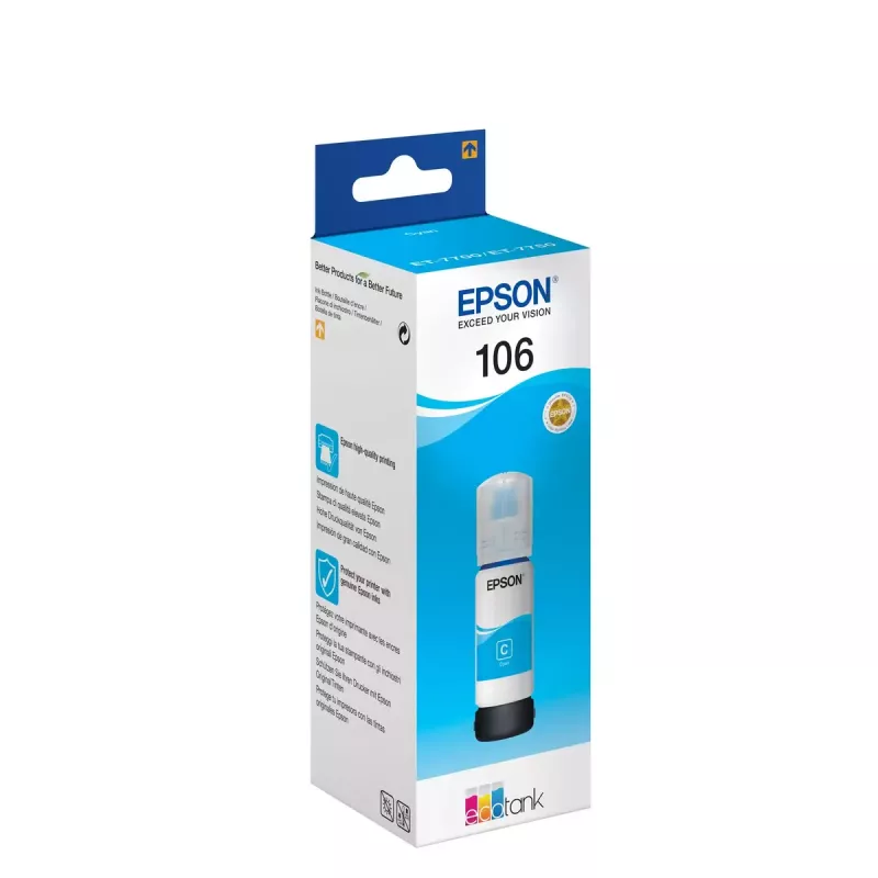 Epson EcoTank 106 ciāna tintes pudele
