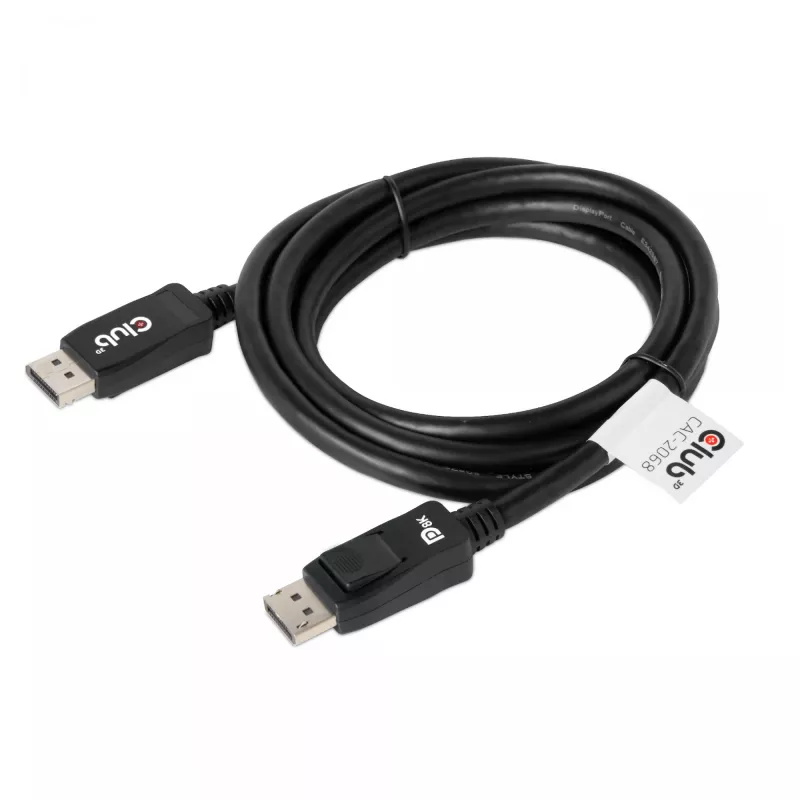 CLUB3D DisplayPort 1.4 HBR3 kabelis 2 m/6,56 pēdu M/M 8K60Hz