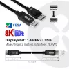 CLUB3D DisplayPort 1.4 HBR3 kabelis 2 m/6,56 pēdu M/M 8K60Hz