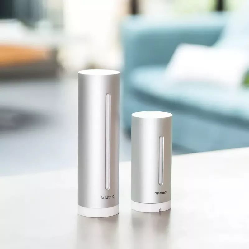 Netatmo NWS01-EC digitālā laika stacija Alumīnijs Akumulators/USB Wi-Fi