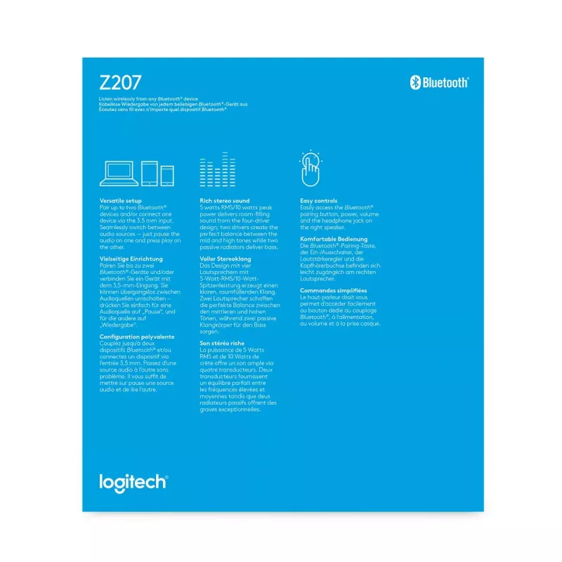 Logitech Wireless Bluetooth skaļrunis melns 980-001295
