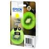 Epson Kiwi Singlepack dzeltena 202 Claria Premium Ink. Tipa veids: Pigmenta bāzes tinte, Kārtridža ietilpība: Standarta ražība, Krāsu tintes lapu ražība: 300 lapu, Krāsu tintes tilpums: 4,1 ml, Drukas krāsas: Dzeltena, Daudzums iepakojumā: 1 gab.