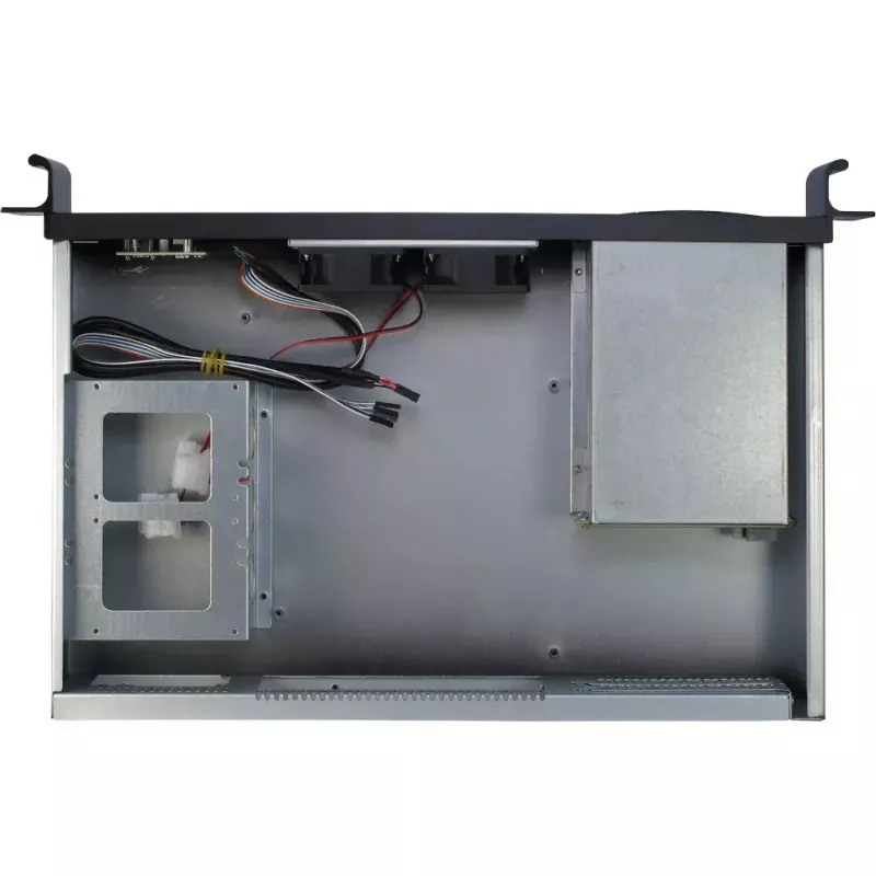 Servera korpuss Inter-Tech 1.5U-1528L Rack Melns