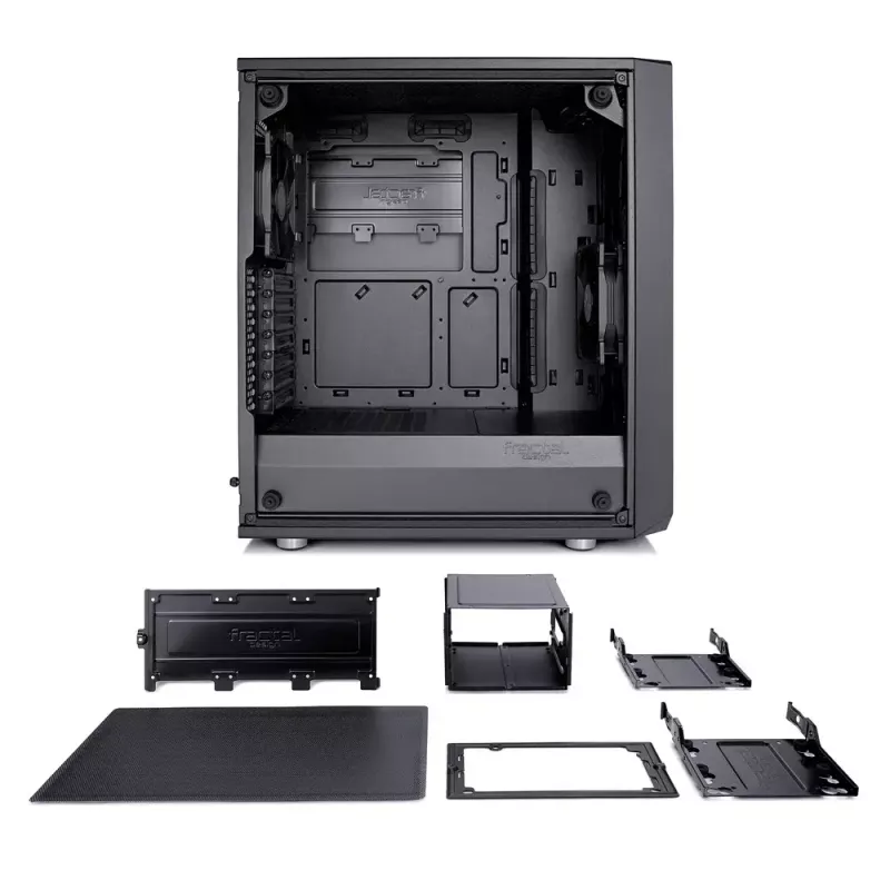 PC korpuss Fractal Design Meshify C Midi Tower melns