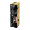 Paddle hairbrush BRAUN BR710 for adults, Melns and zaļa, 175 g