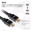 CLUB3D HDMI 2.0 4K60Hz RedMere kabelis 10m/32.8ft