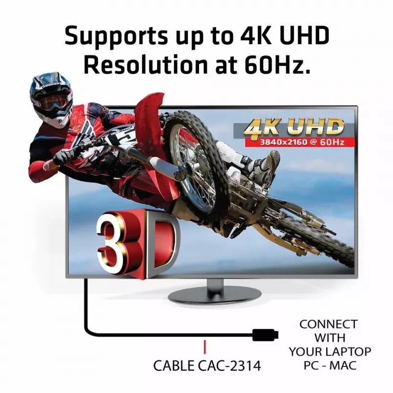 CLUB3D HDMI 2.0 4K60Hz RedMere kabelis 15m/49.2ft